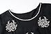 Lanmo Women Peasant Top Summer Blouse Flower Embroidered Shirt