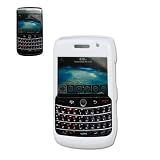 New Fashionable Perfect Fit Hard Protector Skin Cover Cell Phone Case with clip for RIM Blackberry Bold 9700 / Onyx 9020 AT&T,T-Mobile - White