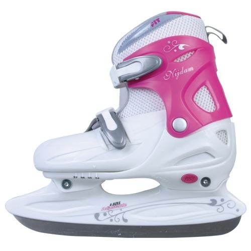 Nijdam Schlittschuhe Girl verstellbar 30-41 Schalenschuh