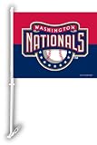 NEOPlex Two-sided Car Flag - Washington Nationals