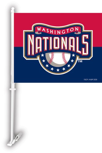 NEOPlex Two-sided Car Flag - Washington Nationals