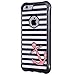 iPhone 6 6s Case, True Color® Coral Anchor on Chevron & Zebra Emboss Printed Impact Resistant TPU Protective Anti-slip Grip Snap-On Soft Rugged Cover for iPhone 6 (4.7”)+FREE Stylus & Screen Protector