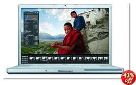 Apple MacBook Pro MA611LL/A 17" Notebook PC (2.33 GHz Intel Core 2 Duo, 2 GB RAM, 160 GB Hard Drive, DVD/CD SuperDrive)