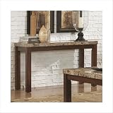 721 Series Marble Top Sofa Table in Cherry