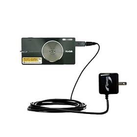 Rapid Wall / AC Charger for the Kodak V610 - Gomadic Brand w/ TipExchange Technology