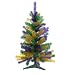 3' Unique Purple Mardi Gras Artificial Tinsel Christmas Tree #57235-AB