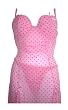 Rampage Lingerie Sexy Chemise Soft Sheer Mesh Set with Matching G String Thong