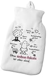 Sheepworld 40530 - Waermflasche, Ohne meinen Schatz ist alles doof