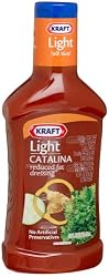 Kraft Light Catalina Reduce Fat Dressing, 16-Ounce Plastic Bottles (Pack of 6)