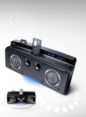 jWIN i399 Hi-fi Audio System for iPod (Black)