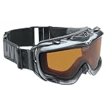 UVEX Orbit Optic Electric Over-the-Glasses Ski Goggles,Black Frame with Double Vario Lens
