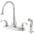 Price Pfister 036-4DCC Treviso Double Handle Kitchen Faucet with Side Spray, Chrome