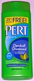 Pert Plus 2 in 1 Dandruff Dismissed Hair Shampoo Bonus, 16.9-ounce Bottles (Pack of 3)