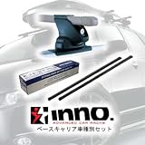 カーメイト(CAR MATE) INNO ベースキャリア車種別セット レガシィ/ビルトインルーフレール付 スバル IN-XR+TR115+B107