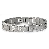 Titanium Men's Link Bracelet (12mm) 8.5 Inches