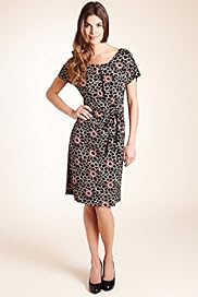 Ditsy Floral Print Dress with Belt