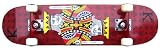 PRO Skateboard Complete KROWN Red King 7.75