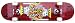 PRO Skateboard Complete KROWN Red King 7.75