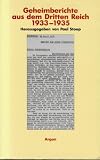 Geheimberichte aus dem Dritten Reich 1933-1935 - Paul Stoop