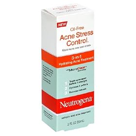 Neutrogena Oil Free Acne Stress Control 3-in-1 Hydrating Acne Treatment 2oz