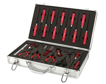 JR Heli Tool Set with Aluminum Carry Case On Sale