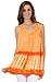 Sakkas Ombre Tie Dye Gauzy Crepe Sleeveless Relaxed Fit Top/Blouse