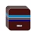 Personal Name Gift - "EIKO" Set of 4 Mini-Mousepad Coasters (blue design)