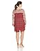 Angie Juniors' Plus-Size Red Printed Bell-Sleeve Dress