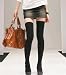 Women Girls Black Knee/Thigh High Socks Sockings 100% Cotton Brand NEW Great Quality