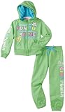 Young Hearts Girls 4-6x 2 Piece Girl Power French Terry Set