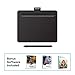 Wacom CTL4100 Intuos Graphics Drawing Tablet with 3 Bonus Software Included, 7.9"x 6.3", Black Bundle with Wacom LP1100K 4K Pen for Intuos Tablet