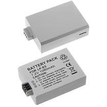 High Capacity LP-E5 Replacement Lithium-Ion Battery for Canon Digital SLR EOS Rebel T1i