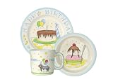 Child to Cherish Birthday Bowl, Plate, Cup in Blue