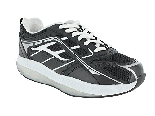 ExerSteps Women's Selection Black Sneakers