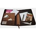 Set Greenburry Leder A4 Schreibmappe braun + Greenburry Schl�sselanh�nger