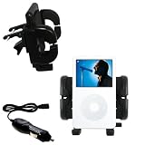 Apple iPod Video (60GB) Auto Vent Holder with Car Charger - Uses Gomadic TipExchange