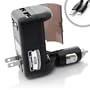 TRANS4M Dual-Port Universal AC / DC RAPID USB Travel Charger for Motorola, HTC, Samsung, Blackberry and More Smartphones