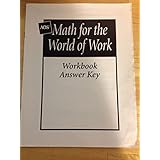 math for the world of work workbook answer key