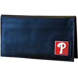 MLB Genuine Leather Checkbook Cover - Philadelphia Phillies
