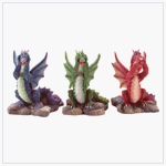 See, Hear, Speak No Evil Dragons Figurine - Style 33915