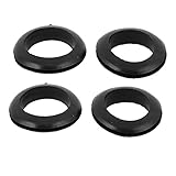 uxcell ゴムOリングシール　リングガスケット　外径50mm　ブラック　4個