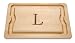 JK Adams 20-by-14-Inch Monogrammed Cutting Board, L