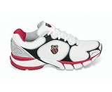 K-SWISS California Laufschuhe Herren, WeiÃ?/Schwarz/Rot, 44