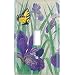 Butterfly in Irises Switch Plate - Outlet Cover