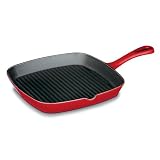 Cuisinart Chef's Classic Enameled Cast Iron 9-1 4-Inch Square Grill Pan, Red Matte Black... by Cuisinart