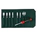Wiha 28198 Drive-Loc VI Metric Nut Drivers Interchangeable Blade Set in Durable Pouch, 8-Piece