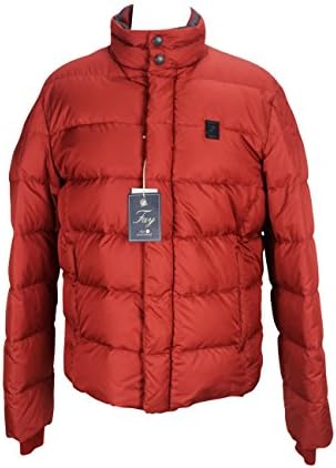 Fay Mens Puffer Jacket Size XL US - Red Polyester