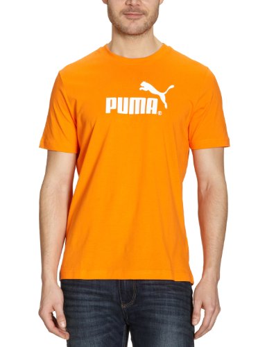 PUMA Herren T-Shirt Large Logo, vibrant orange, M, 817025 11 Preisvergleich