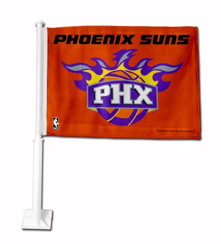 Phoenix Suns Car Flag (Orange)
