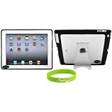 CrazyOnDigital Flexible Rubberized Horizontal Stand Compatible with Apple iPad 2 2nd Generation 16GB 32GB 64GB 3G Wifi. CrazyOnDigital Retail Packge
